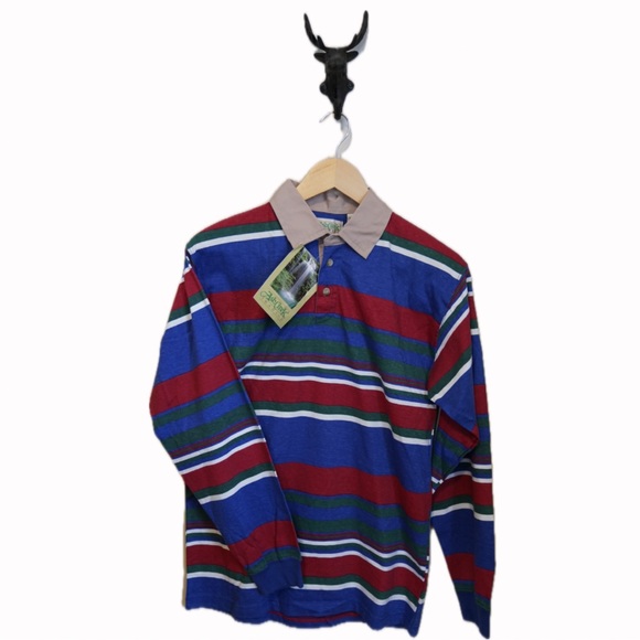 Vintage Ash Creek Trading Striped collared shirt NWT - Picture 1 of 4